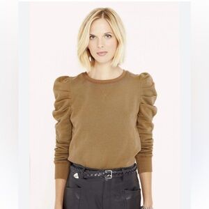 REBECCA MINKOFF “JANINE” LEG-OF-MUTTON SLEEVES SWEATER FEMININE GIRLY COQUETTE
